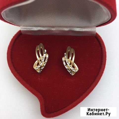 К28. Серьги золото 585 id16868 Старый Оскол - изображение 1