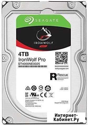 Жесткий диск Seagate IronWolf Pro 4 тб Владикавказ - изображение 1