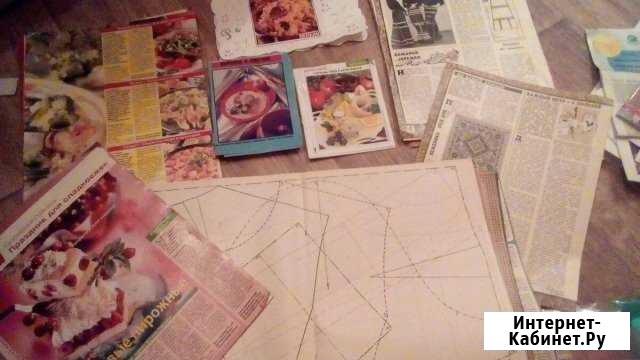 Вырезки из журналов по кулинарии и шитью Астрахань - изображение 1