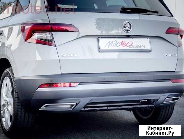 Диффузор бампера заднего MiloTec Skoda Karoq Волгоград - изображение 1