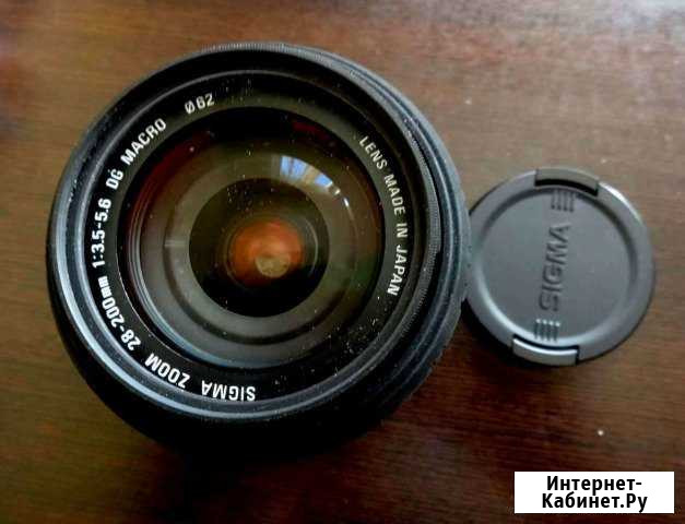 Объектив sigma AF 28-200 mm f/3.5-5.6 DG Macro Чита - изображение 1