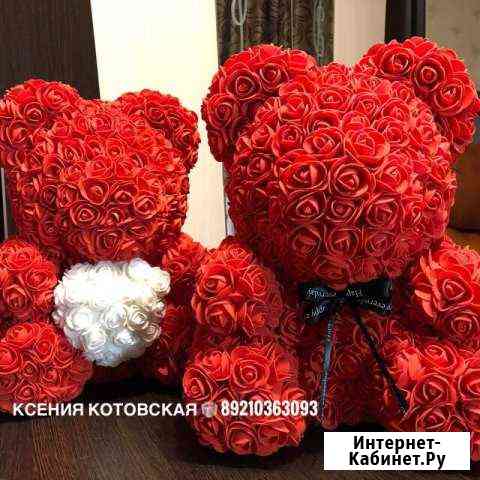 Мишка из роз. люкс качество Североморск, Мурманск Североморск