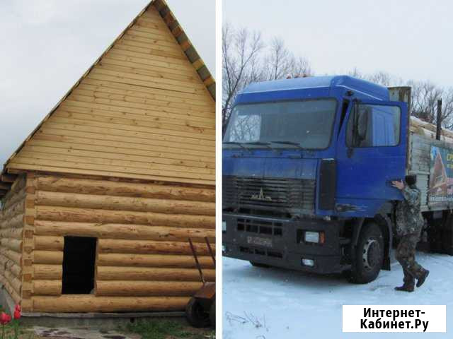 Баня 6*4, сруб из рубленого бревна Электроугли - изображение 1