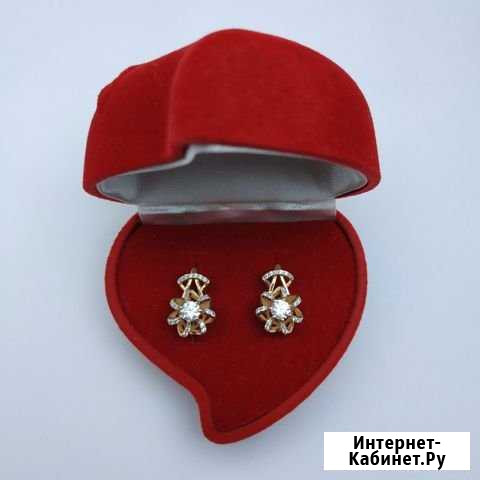 К28. Серьги с камнями (585) id 17654 Старый Оскол - изображение 1
