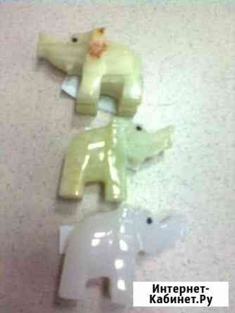 Фигурка слоник из оникса Челябинск