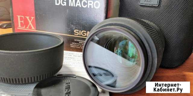 Sigma 105mm f/2.8 EX DG AF macro Canon EF Симферополь - изображение 1