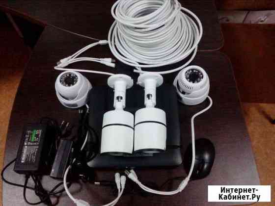 Комплект видеонаблюдения дача, коттедж, дом Омск