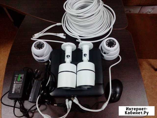 Комплект видеонаблюдения дача, коттедж, дом Омск - изображение 1