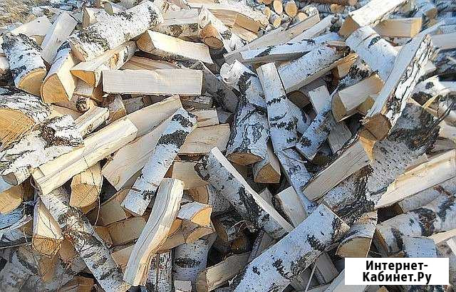 Дрова березовые колотые и не колотые Омск - изображение 1