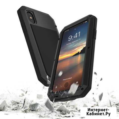 Противоударный чехол Lunatik iPhone X/Xs Черный Красноярск - изображение 1