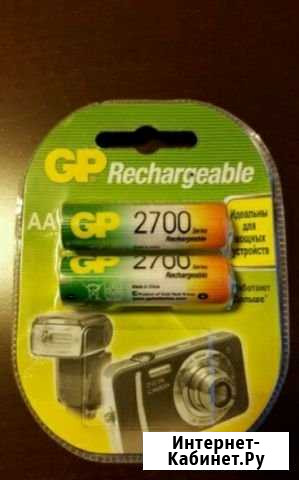 Набор аккумуляторов GP Batteries, NiMh, 2700 mAh Благовещенск - изображение 1