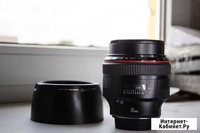 Обьектив Canon 85mm f 1.2 II в идеале с чеком Донецк - изображение 1
