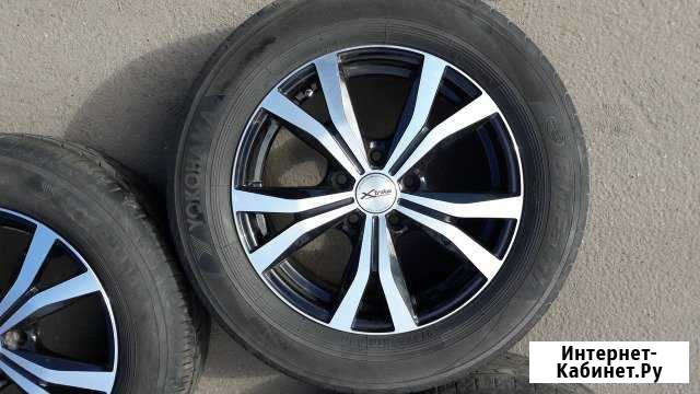 Литые диски R16 с резиной yokohama 215/60R16 Сосновый Бор - изображение 1