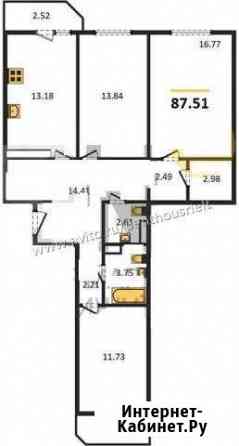 3-к квартира, 87.5 кв.м., 14/17 эт. Владимир