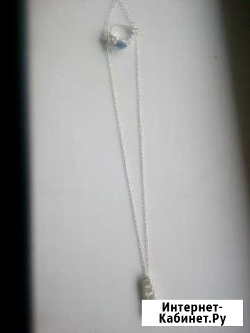 Цепочка с кольцом посеребренные Смоленск - изображение 1