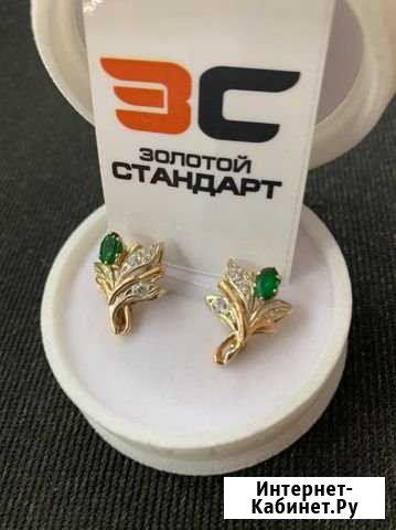 Серьги с камнями (дбр) Волжский Волгоградской области - изображение 1