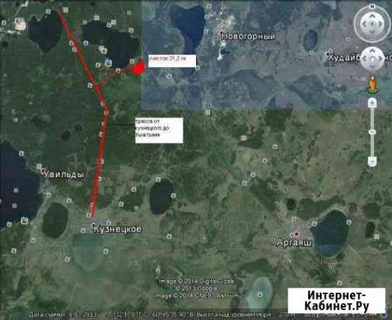 Участок 31.2 га (СНТ, ДНП) Аргаяш