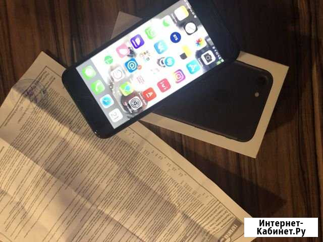 iPhone 7 32 Gb Black на гарантии Тамбов - изображение 1