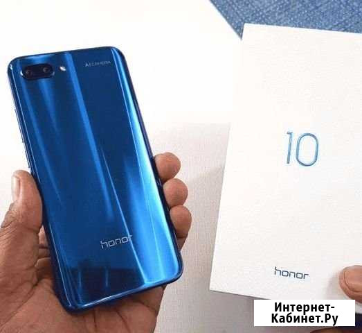 Honor 10 синий цвет 64 гб Ростов-на-Дону - изображение 1