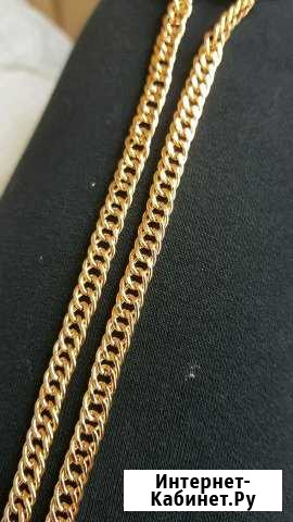 Цепь кольцами 58см гальваника Владимир - изображение 1