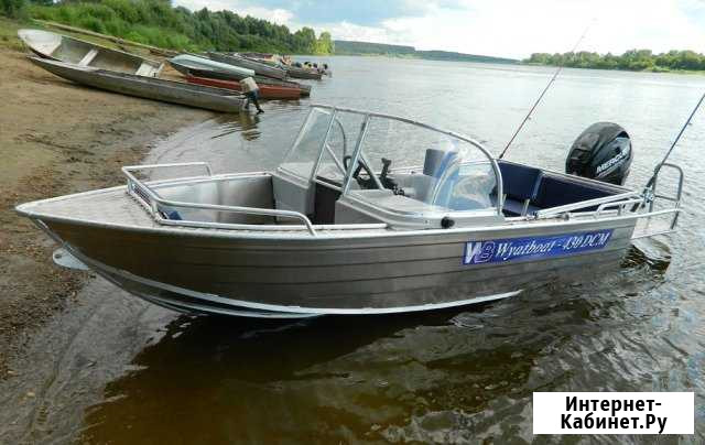 Новый алюминиевый катер Wyatboat 430 DCM от Вятбот Санкт-Петербург - изображение 1