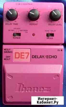 Гитарная педаль Ibanez delay/echo DE7 Орёл