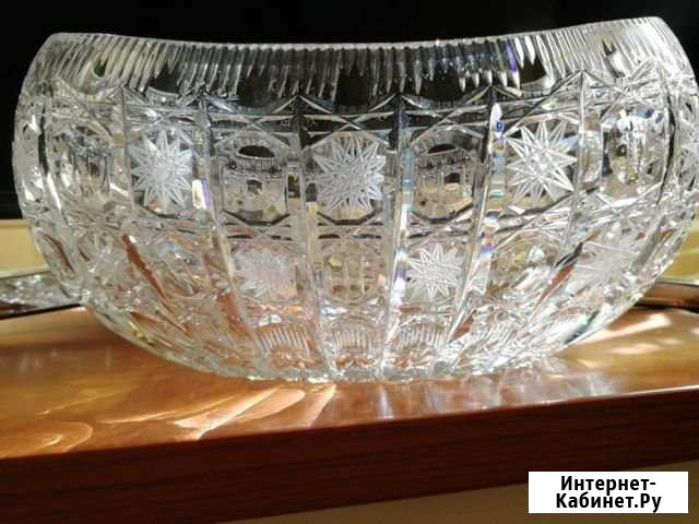 Хрустальная ваза ладья Самара - изображение 1