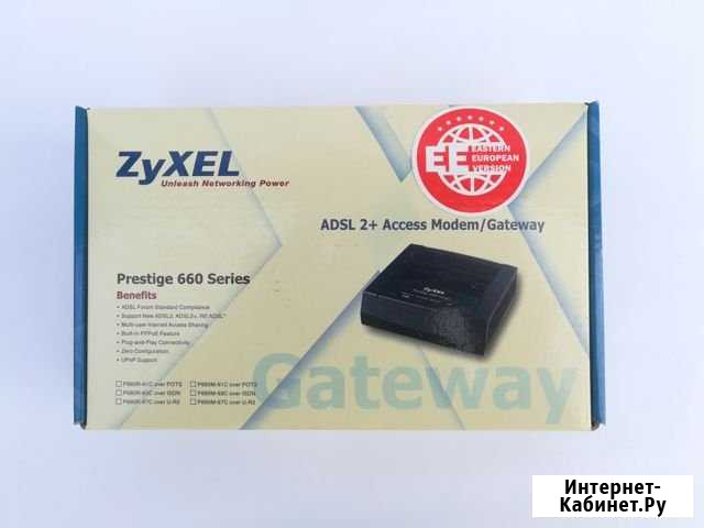 Модем adsl2+ zyxelprestige P-660R EE Псков - изображение 1