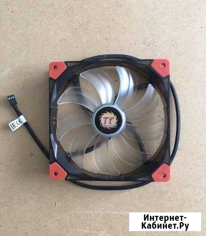 Вентилятор 140 мм Thermaltake Red Led Новосибирск - изображение 1
