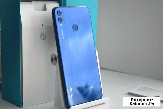 Honor 8X Premium синий 128 гб Ростов-на-Дону - изображение 1