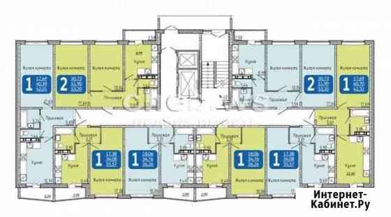 1-к квартира, 35.6 кв.м., 11/16 эт. Чебоксары
