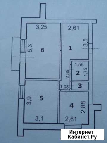 2-к квартира, 53 кв.м., 3/5 эт. Троицкий - изображение 1