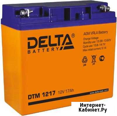 Аккумуляторная батарея Delta DTM 1217 (12V / 17Ah) Нижний Новгород - изображение 1