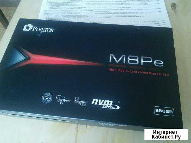 Твердотельный накопитель Plextor PX-256M8PeY PCie Ярославль - изображение 1