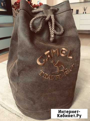 Кожаный стильный рюкзак camel,новый Красноярск - изображение 1