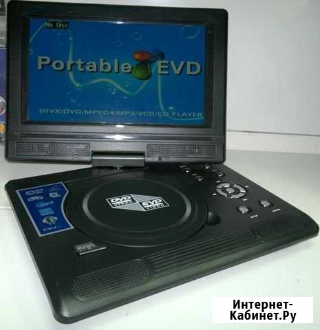 Портативный DVD плеер 9,8 с тв и Dendy Красноярск - изображение 1