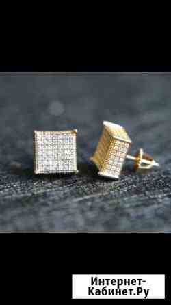 Серьги гвоздики, кольца и клевер Саратов