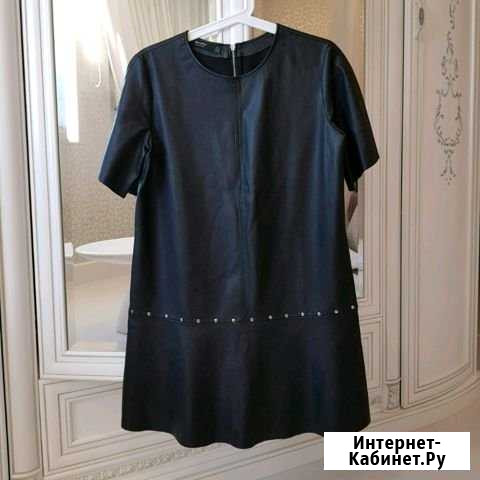 Платье, Bershka, кожзам, р. S (42) Магадан - изображение 1