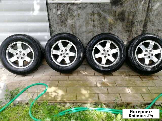 Продам комплект колес, хонда пилот,шины летние Иваново - изображение 1