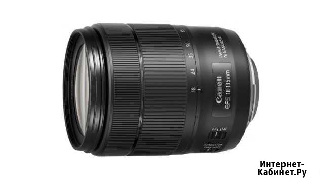 Объектив Canon EF-S 18-135mm f/3.5-5.6 IS USM (чер Невинномысск - изображение 1