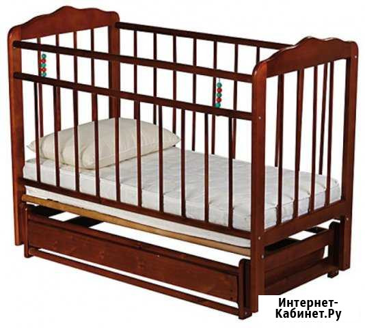 Продам новую кроватку (маятник, ящик) в упаковке Воронеж - изображение 1