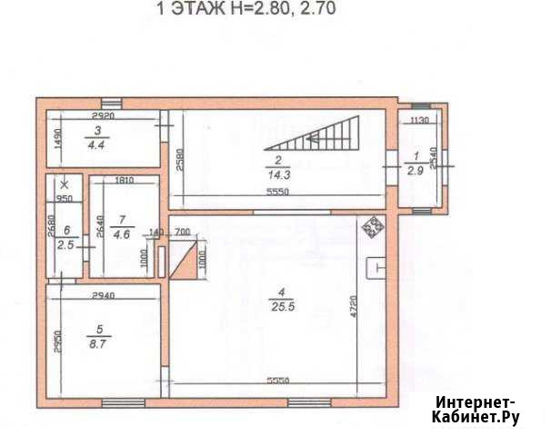 Дача 121 кв.м. на участке 5 сот. Зеленоградск - изображение 1