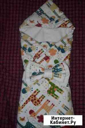 Конверт-одеяло на выписку Жирафики Липецк