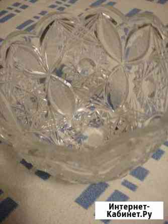 Хрустальная вазочка конфетница Нижний Новгород