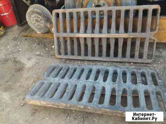 Ливневые решетки б.у. 80х40х5 чугун 1шт Саратов
