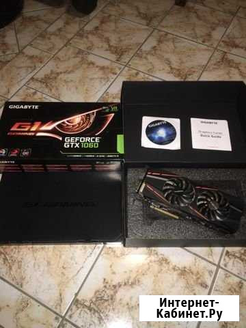 Топовая GTX 1060 3gb Gigabyte G1 Gaming Люберцы - изображение 1