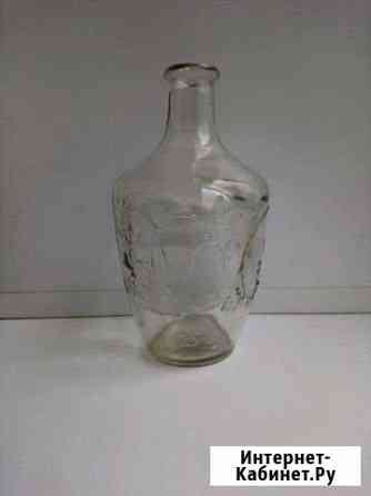 Графин. Стекло. Молдавская сср Рыбинск