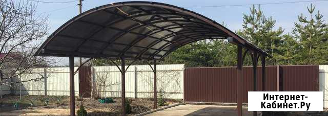 Производство и установка навесов под ключ Воронеж - изображение 1