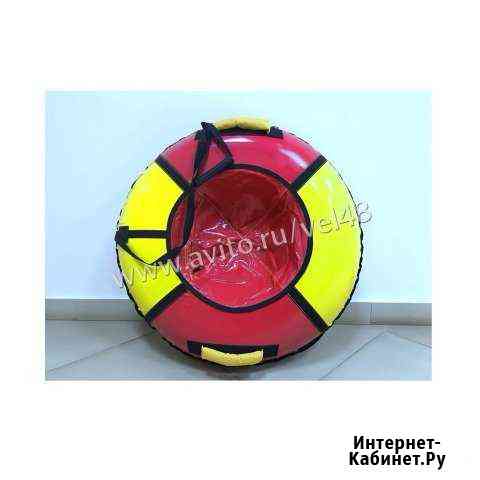 Тюбинг Ника 93 см красно-жёлтый Липецк