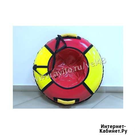 Тюбинг Ника 93 см красно-жёлтый Липецк - изображение 1